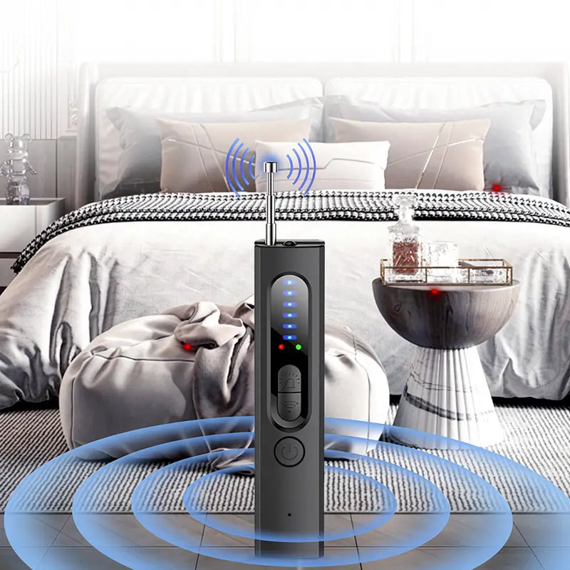 Detector de Cámaras Ocultas, Rastreador de GPS y Escáner de Señal RF para Oficina, Viajes, Hotel y Auto, Buscador de Cámaras y Localizadores GPS