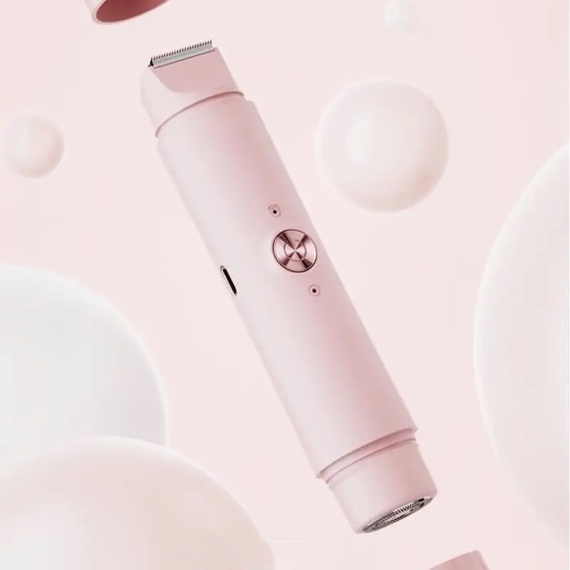 Kit de Depilación Eléctrica 2 en 1 Recargable USB para Mujer, Depiladora para Área del Bikini y Axilas, Regalo Ideal