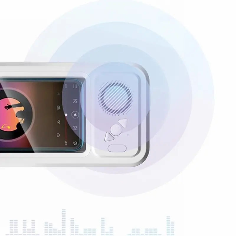 Porta celular para regadera impermeable con bocina Bluetooth, rotación 360° y pantalla táctil para baño