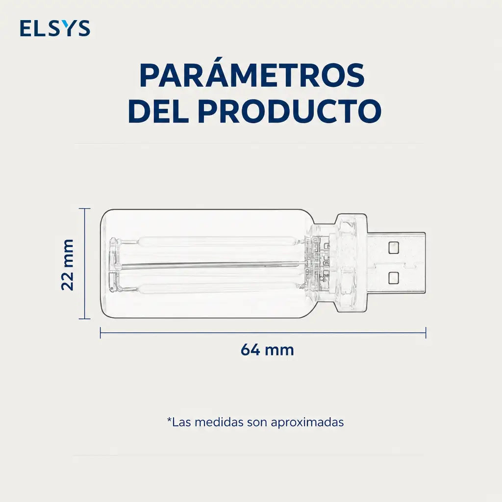 Lámpara LED USB táctil regulable con doble filamento para ambiente decorativo en auto, recámara o escritorio de noche y lectura suave