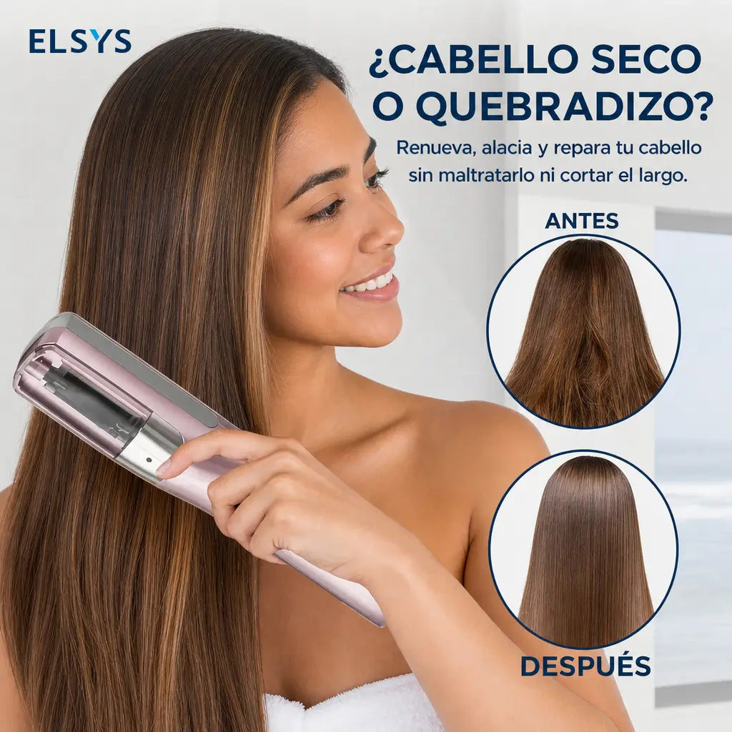 Recortadora de cabello recargable por USB, inalámbrica y ligera, con diseño en C para cortes precisos en casa o salón profesional