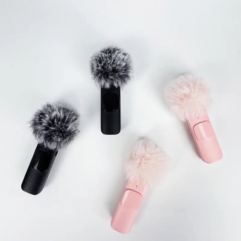 Mini Micrófono Inalámbrico para Celulares, Kit de 2 Micrófonos de Solapa con Cancelación de Ruido para Grabación de Video, Vlog y Entrevistas, Audio Estéreo de Alta Calidad