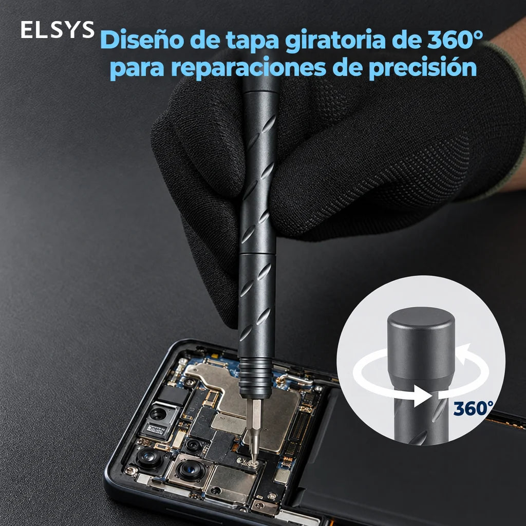 Desarmadores de precisión 55 en 1 con estuche magnético