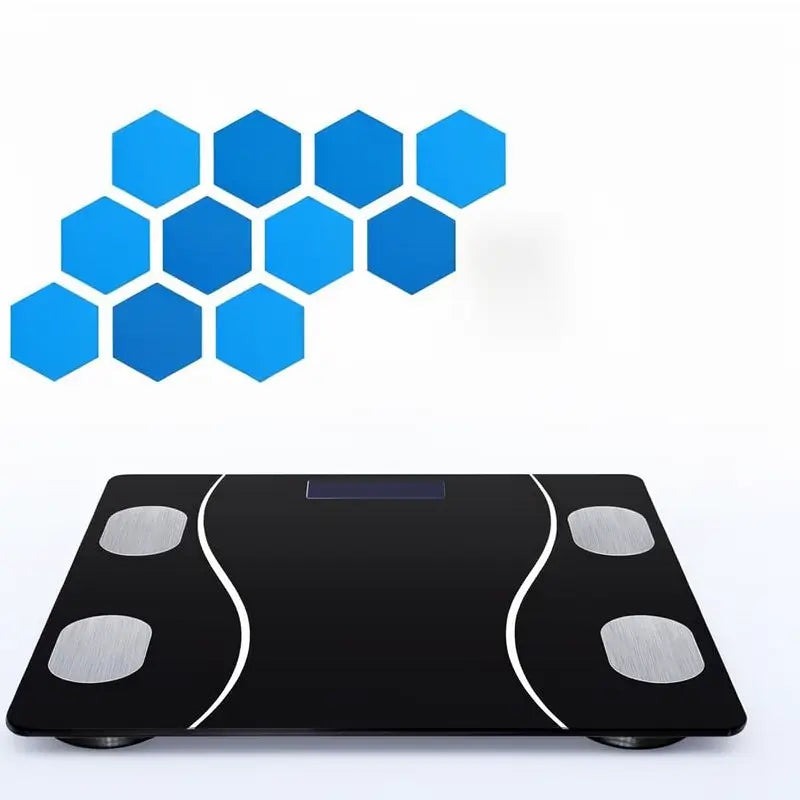 Báscula Digital de Baño Inteligente con Bluetooth e IMC 180kg - Monitoreo de Salud Inalámbrico