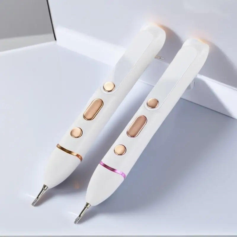 Pluma de Belleza Inteligente con Pantalla LCD - Dispositivo de Cuidado de la Piel Recargable con Pinzas de Regalo, Kit de Belleza Portátil y Seguro