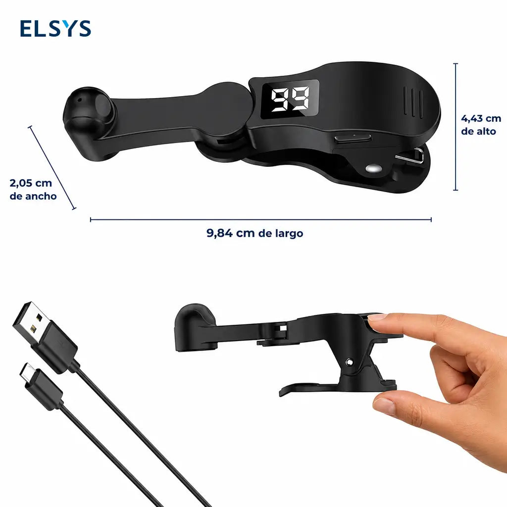 Soporte USB para celular con auto toque, rotación 180° y hasta 99 clics por minuto para juegos y transmisiones en vivo cómodas