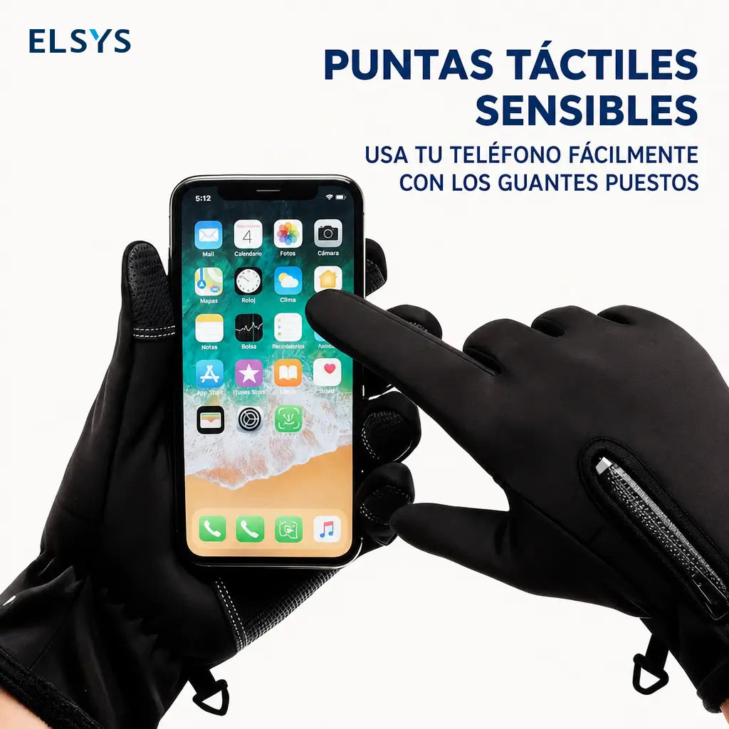 Guantes térmicos USB impermeables con 3 niveles de calor y pantalla táctil para pesca, moto y trabajo al aire libre en invierno