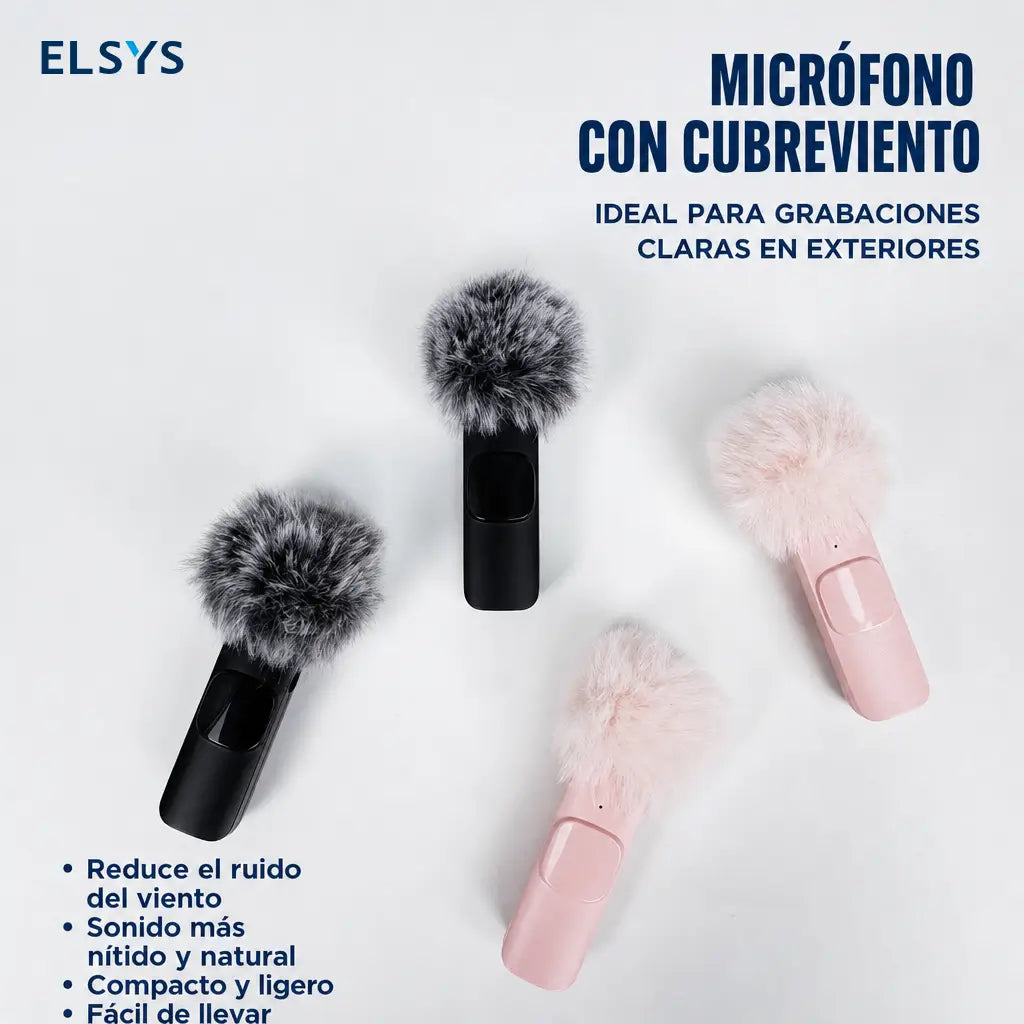 Micrófonos inalámbricos de solapa con cancelación de ruido y conexión automática para videos, entrevistas y transmisiones en vivo en celular iPhone