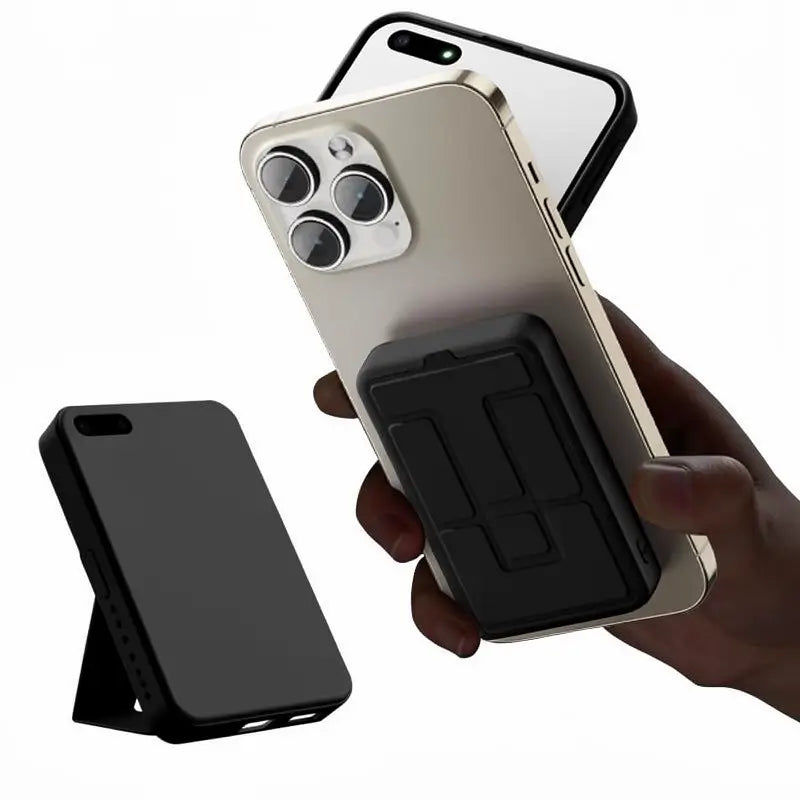 Batería Portátil Magnética 10000mAh Cargador Inalámbrico con Cable USB-C y Pantalla LED Power Bank Plegable Compatible con Serie 17/16/15/14/13/12 Pro y Pro Max Silicón Compacto