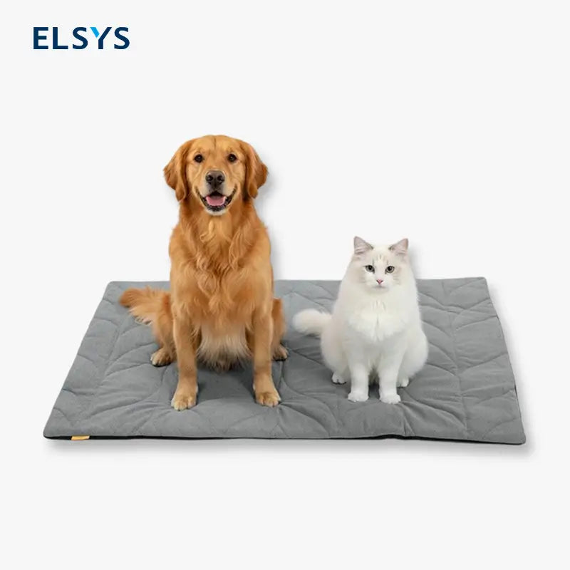 Tapete Térmico para Perros y Gatos con Calefacción Abdominal – Diseño de Seguridad de 7 Capas, Protección contra Sobrecalentamiento, Cable Resistente a Mordidas, Impermeable y Lavable