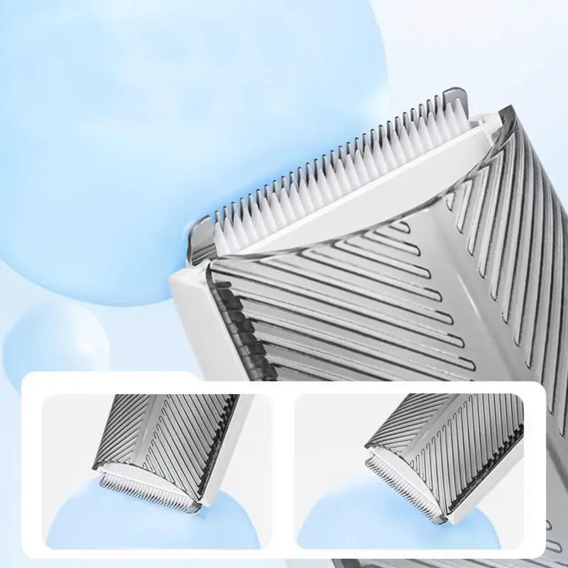 Cortadora de Cabello para Bebés, Rasuradora Eléctrica Ultra Silenciosa con Aspiradora y Base de Carga, Kit de Peluquería Inalámbrico Impermeable para Niños y Adultos