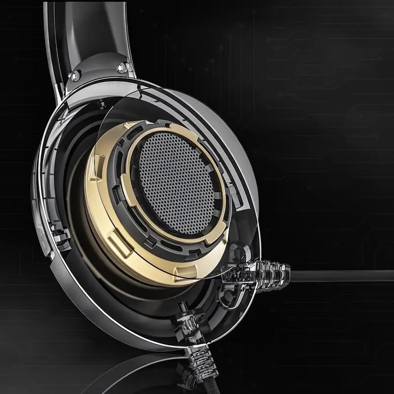 Audífonos Gamer con Micrófono para Xbox Series X|S, PS5, PC, Switch, Diadema Alámbrica con Sonido Estéreo de 50mm, Entrada de 3.5mm, Regalo para Gamers