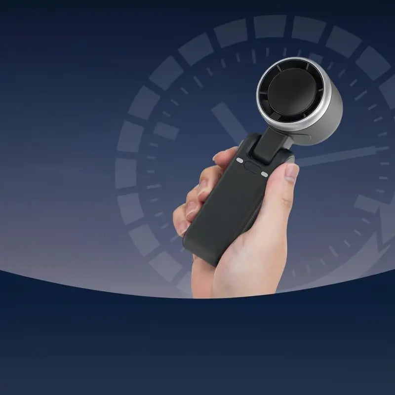 Ventilador Turbo Portátil de Mano, 5 Velocidades, Batería de 4000mAh, Hasta 10 Horas de Uso, Mini Ventilador Recargable 3 en 1 con Tecnología Air Turbo para Viajes y Actividades al Aire Libre