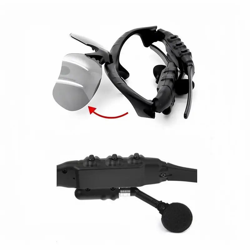 Lentes de Sol Deportivos Inteligentes con Audio Bluetooth, Micas Abatibles y Ajuste Ergonómico