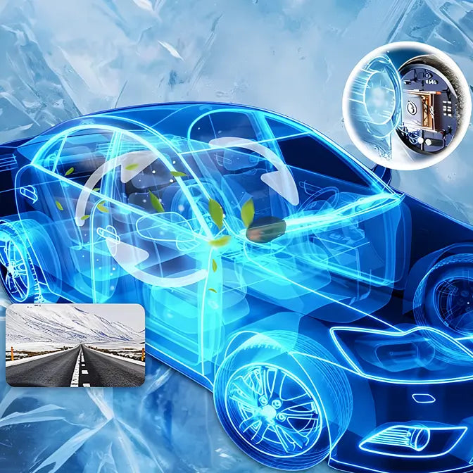 Raspador de Hielo para Auto con Mango Extensible - Cepillo para Nieve y Descongelador Manual para Parabrisas - Herramienta para Kit de Emergencia en Invierno