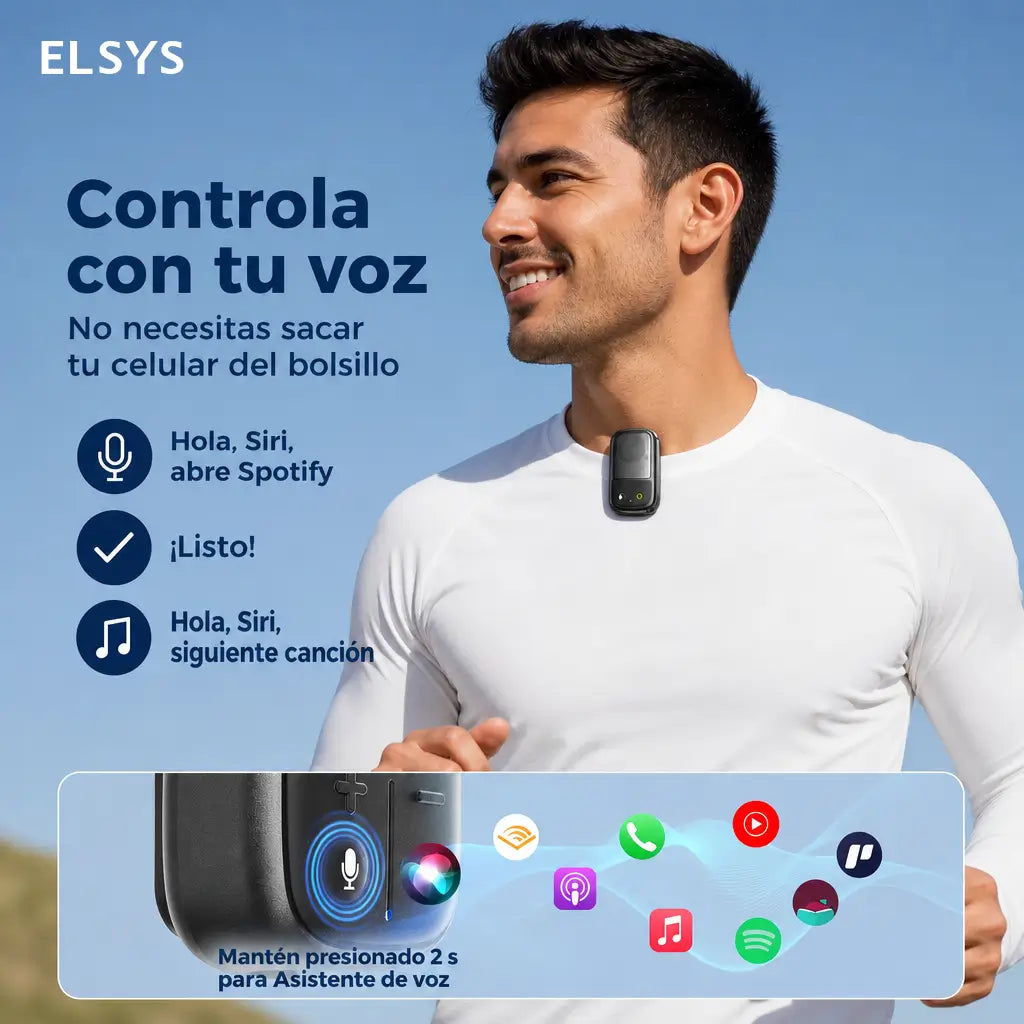 Bocina Bluetooth portátil con clip resistente al agua IPX7 y 30 h de batería para correr, viajar y actividades al aire libre