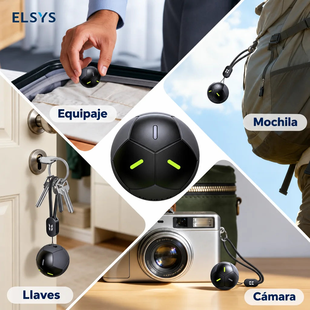 Rastreador Bluetooth con alarma para llaves y maletas