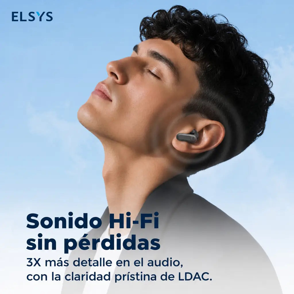 Audífonos inalámbricos Bluetooth 6.0 con pantalla LED, audio Hi-Fi, carga USB-C y resistencia IPX5 para llamadas, estudio y ejercicio diario