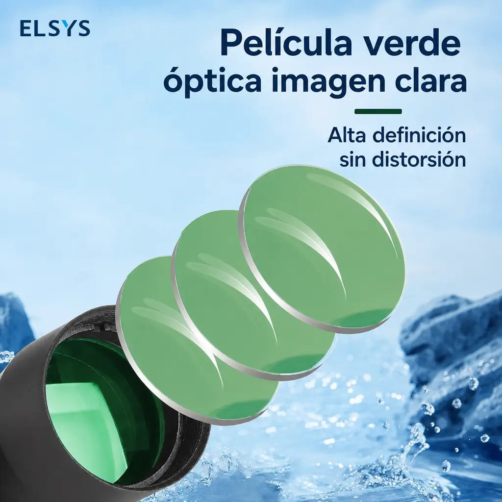 Monocular compacto 20x con prisma BAK 4 y lente FMC para camping, pesca, conciertos y observación al aire libre en tus salidas