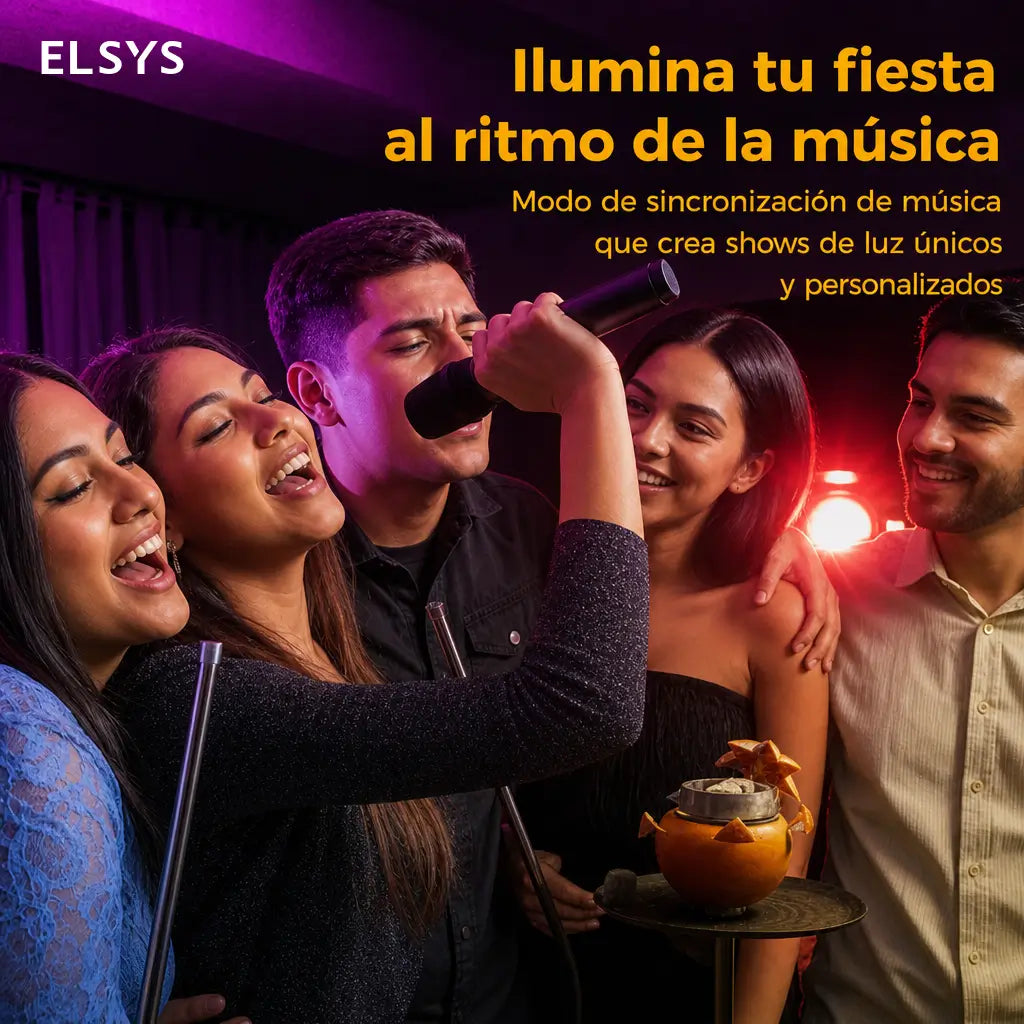 Tira inteligente de luces LED WiFi RGB 15 m o 30 m con app, control de voz y música para recámaras, salas y fiestas