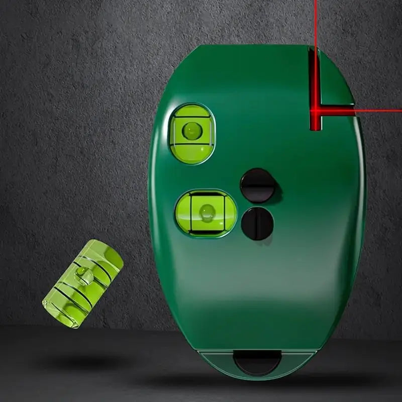 Nivel Láser Electrónico de 90 Grados, Escala de Luz Roja y Verde, Autonivelante de Líneas Paralelas, Portátil para Construcción