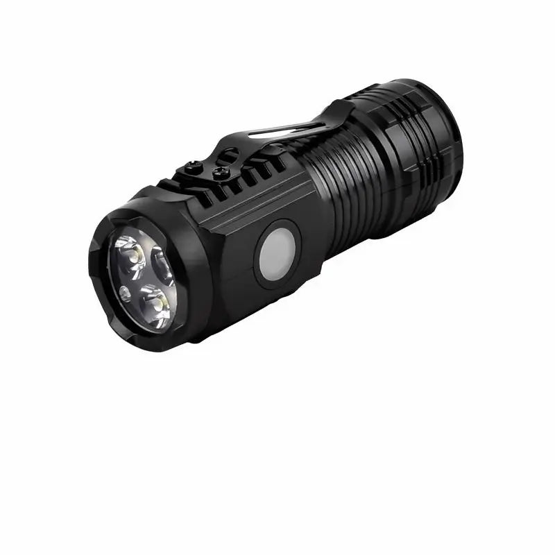 Paquete de 2 Mini Linternas Potentes: Lámparas para Camping con 3 Modos y Enfoque Ajustable, Recargables por USB