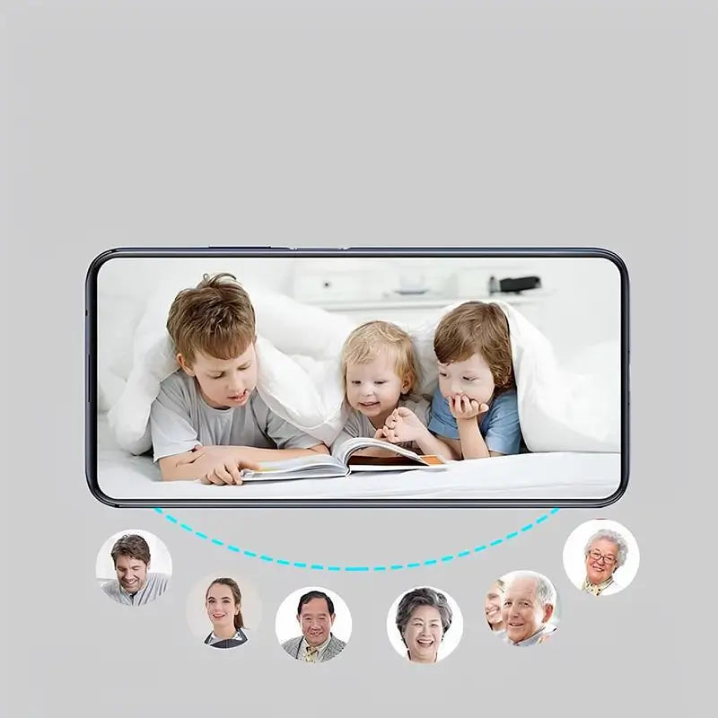Cámara Oculta Inalámbrica con Visión Nocturna para Interiores – Mini Cámara de Seguridad para Bebés, Mascotas y Monitoreo del Hogar, Compatible con Smartphones y Tablets – Regalo Ideal