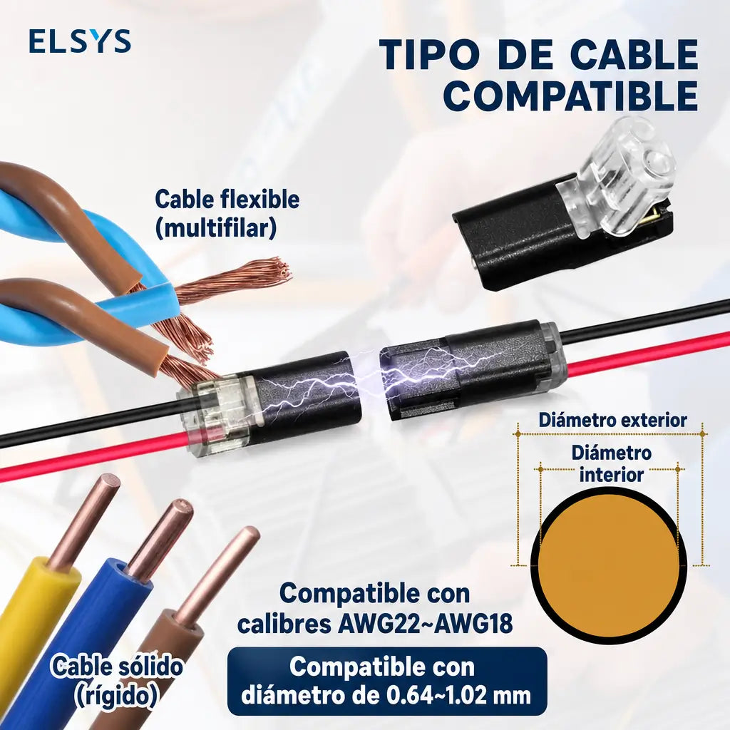 Conectores rápidos de 2 pines para tiras LED de bajo voltaje, con broche seguro para cableado DIY en auto y hogar