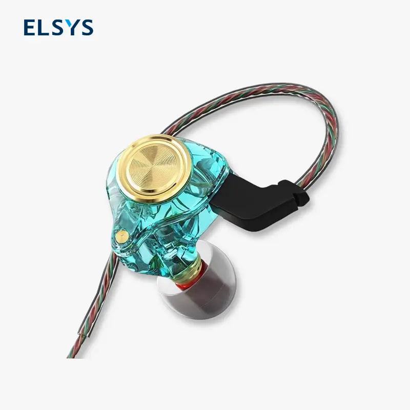 Audífonos In-Ear con Cable y Micrófono, Auriculares HiFi con Subwoofer y Cancelación de Ruido para Juegos y Deportes, Sonido Estéreo 3D y 8D, Monitor de Oído de Alta Fidelidad