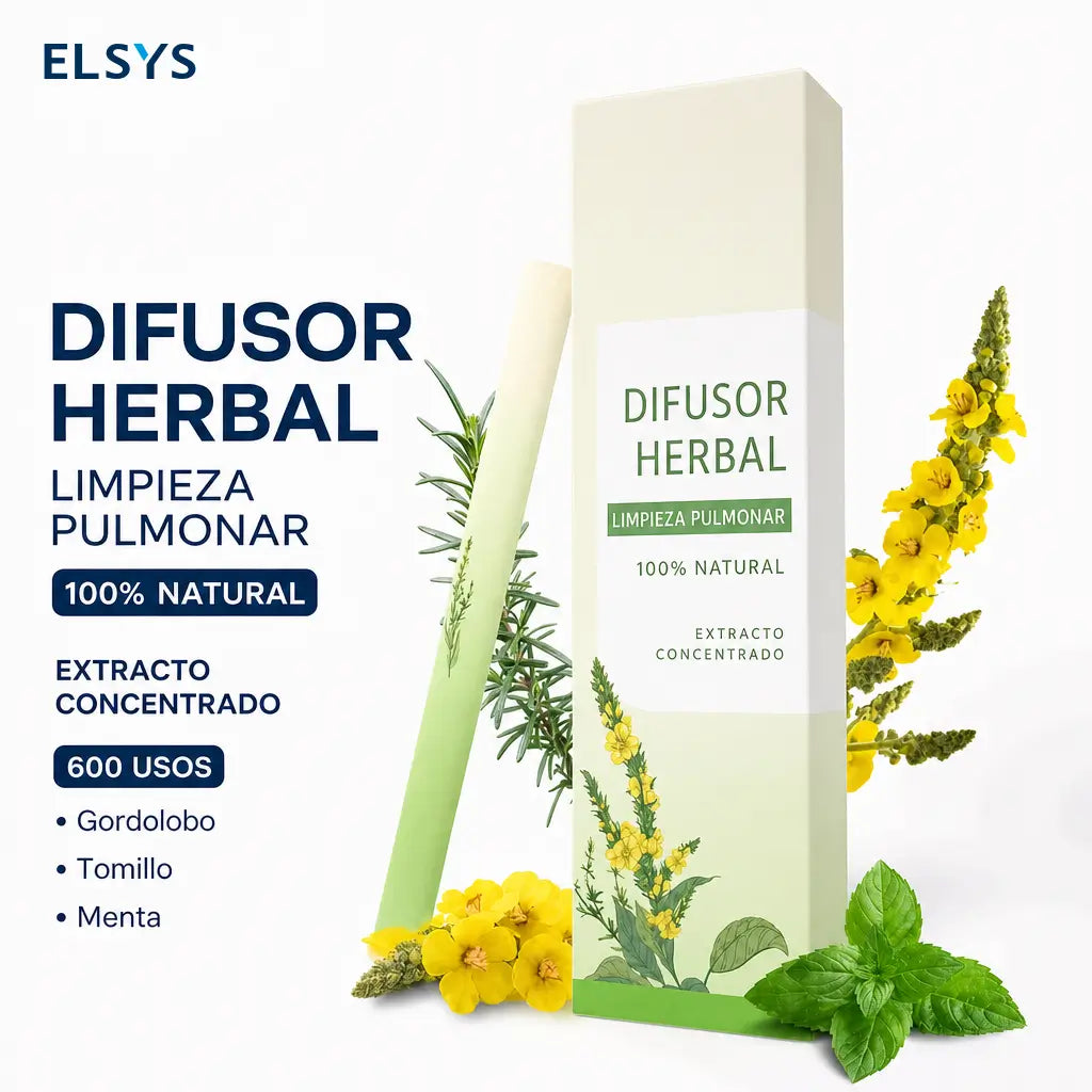 Difusor herbal concentrado con botánicos naturales, opciones melatonina, energía, hígado y pulmón para tu rutina diaria de bienestar hasta 600 usos