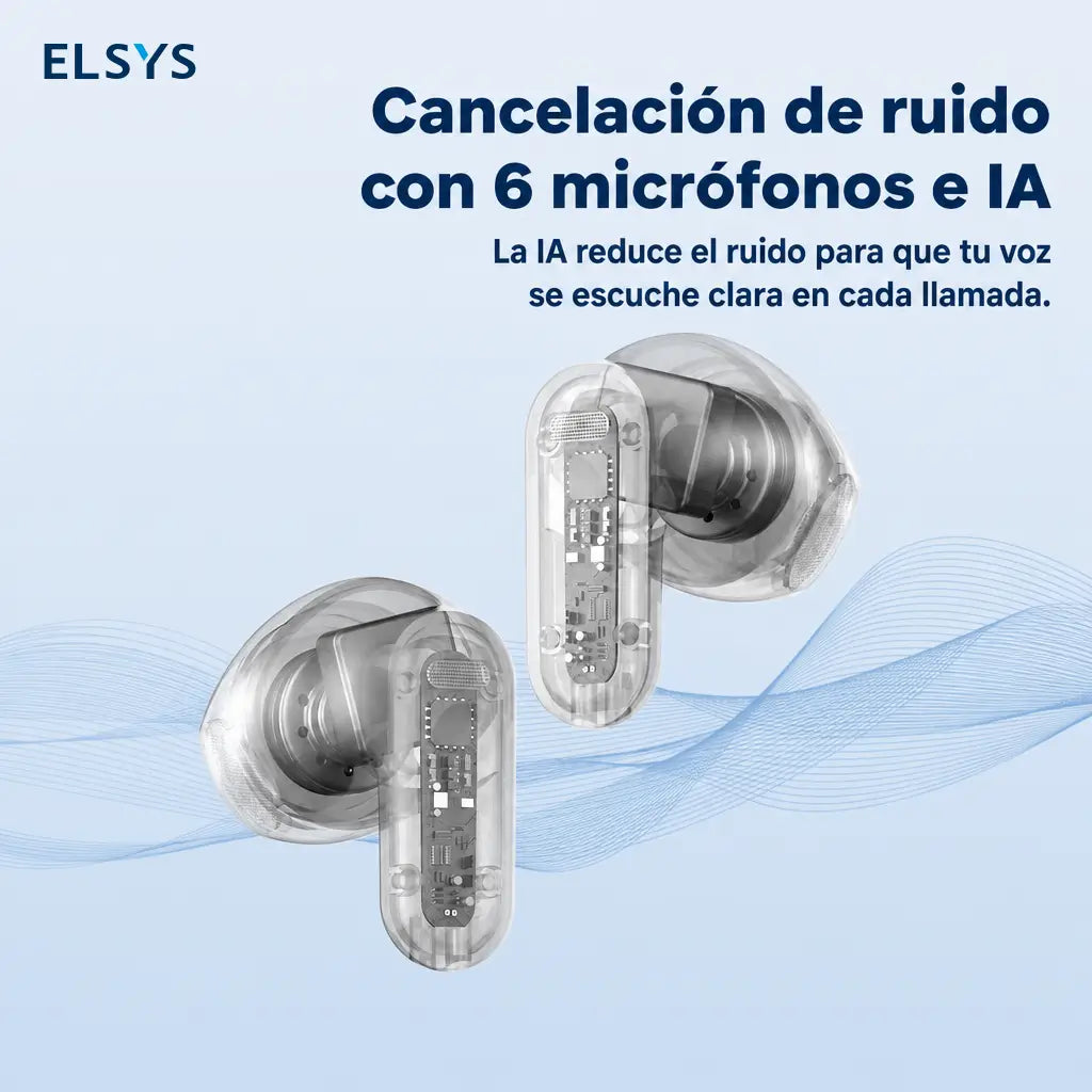 Audífonos inalámbricos Bluetooth 6.0 con pantalla LED, audio Hi-Fi, carga USB-C y resistencia IPX5 para llamadas, estudio y ejercicio diario