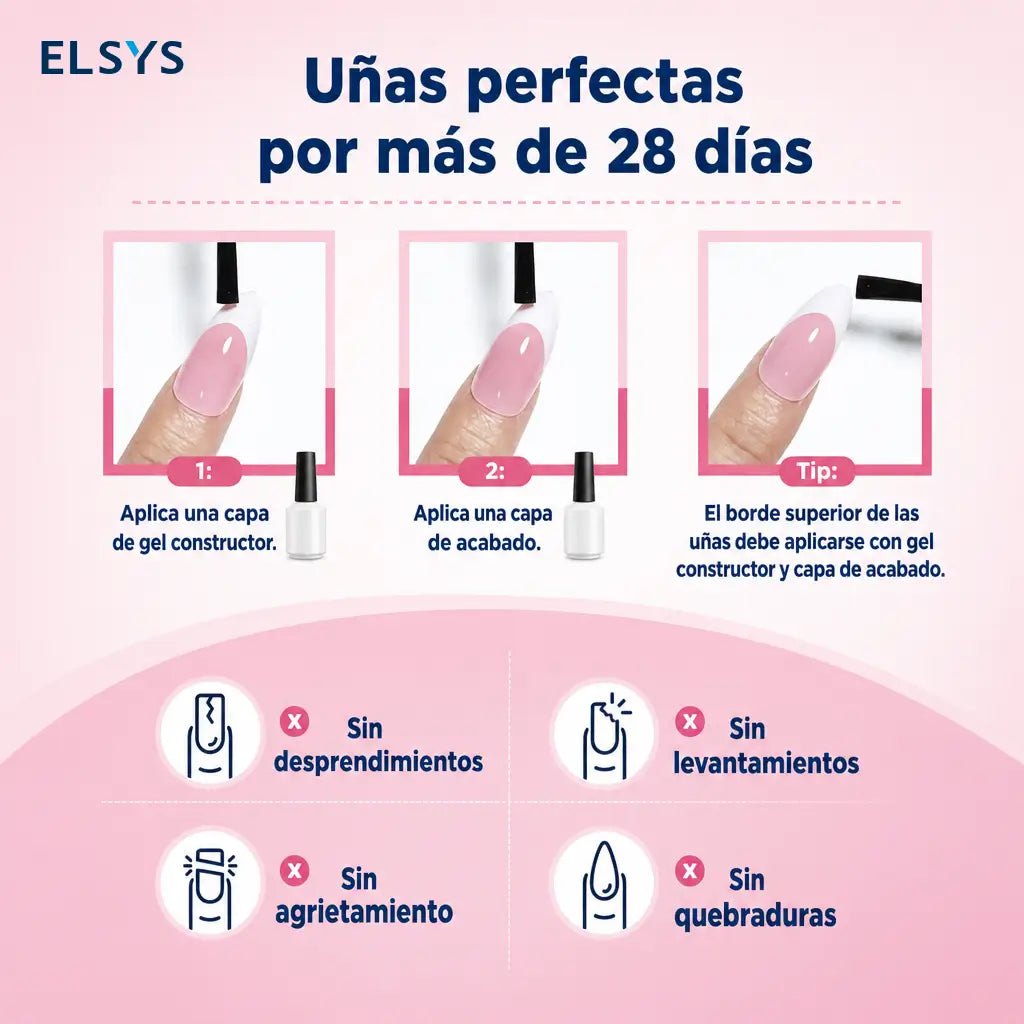Kit de uñas press on francesas de gel suave, 154 piezas con lámpara mini para manicura francesa DIY en casa hasta 28 días