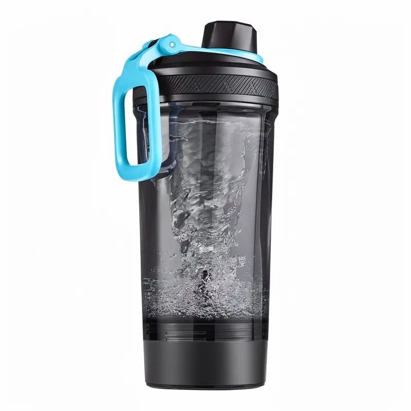 Botella Mezcladora Eléctrica para Proteína - Vaso Mezclador Inteligente, Diseño Antiderrames, Vaso Recargable USB para Batidos y Sustitutos de Comida, Tritan Sin BPA, 710ml