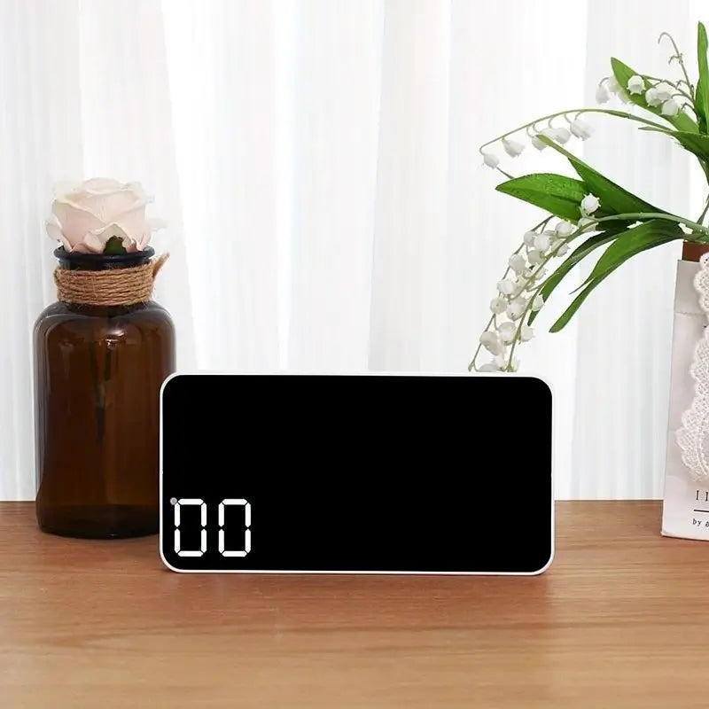 Reloj de Pared Digital Grande con Pantalla LED, Fecha y Temperatura, Temporizador, Regalo Ideal para Adultos Mayores, Decoración para Sala o Recámara