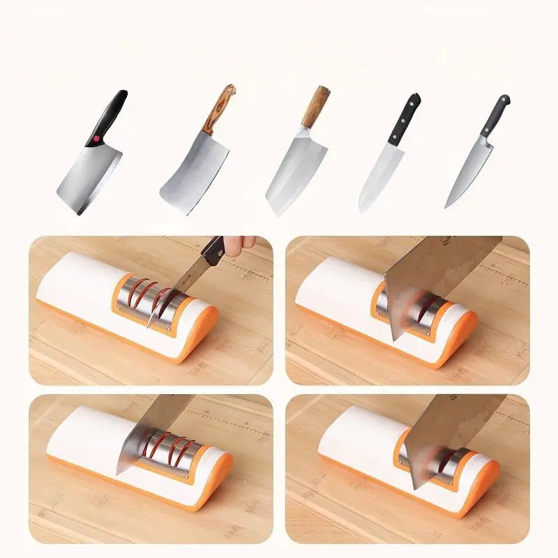 Afilador de Cuchillos Eléctrico Recargable USB, Ángulo Ajustable para Afilado y Pulido de Herramientas de Cocina
