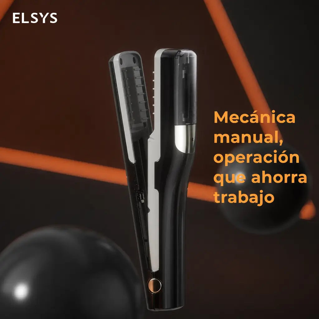 Recortadora de cabello recargable por USB, inalámbrica y ligera, con diseño en C para cortes precisos en casa o salón profesional