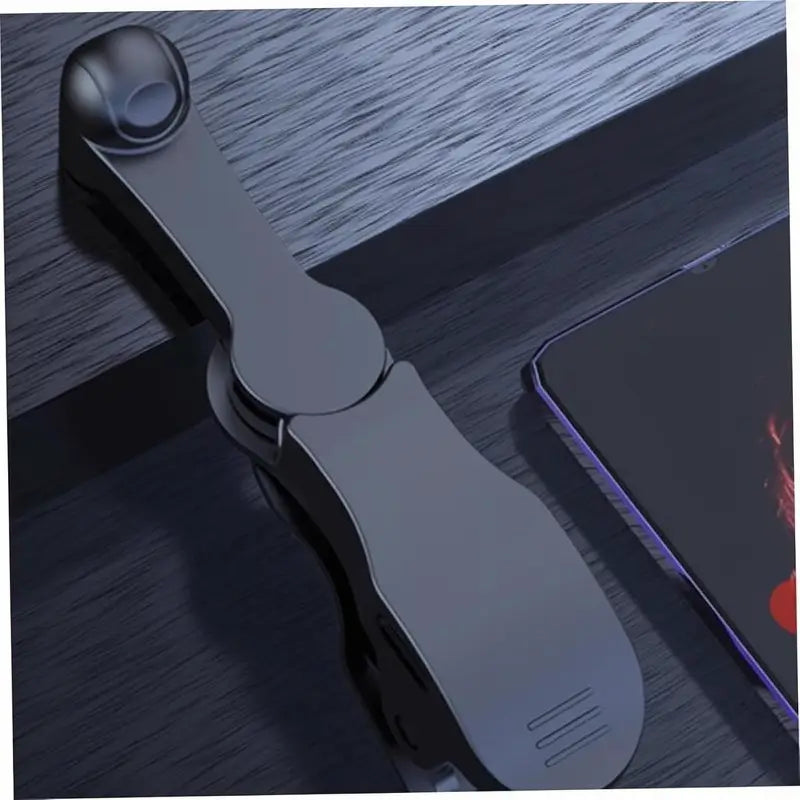 Soporte para Celular con Clic Automático USB | Base Giratoria 180° Anti-Fatiga para Oficina y Selfies | Asistente de Escritorio Portátil