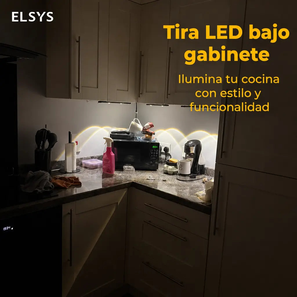 Lámpara LED ultradelgada con sensor de movimiento, recargable por USB y luz regulable para clóset, cocina, recámara e interiores