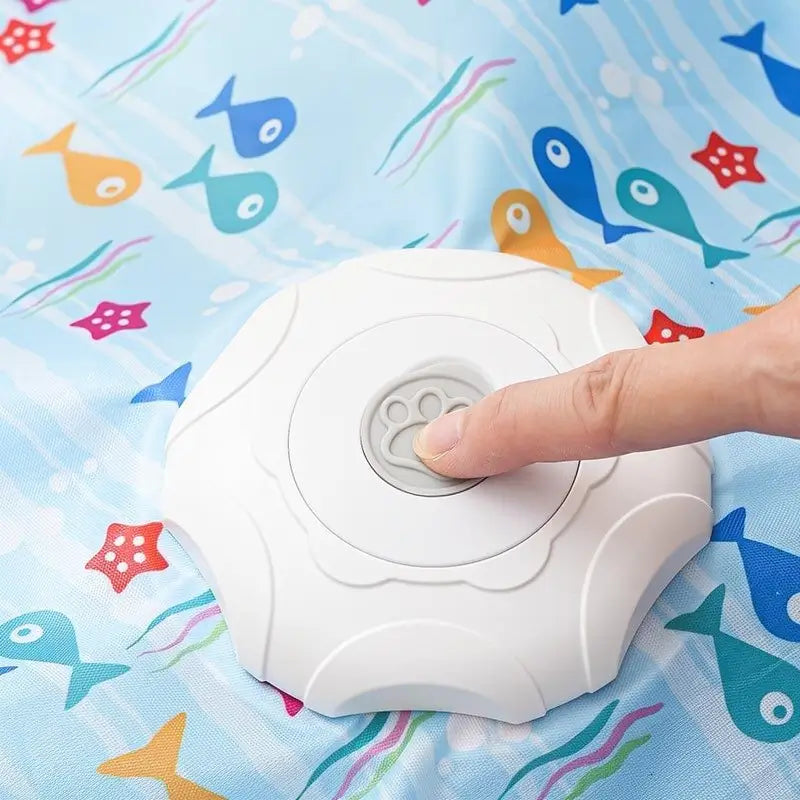 Juguete de Caza con Cubierta para Gatos, Plataforma Giratoria Eléctrica Automática para Mascotas con Diseño de Juego Independiente para Alivio de Estrés