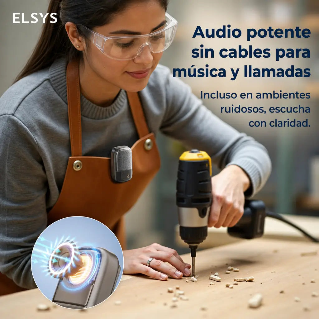 Bocina Bluetooth portátil con clip resistente al agua IPX7 y 30 h de batería para correr, viajar y actividades al aire libre
