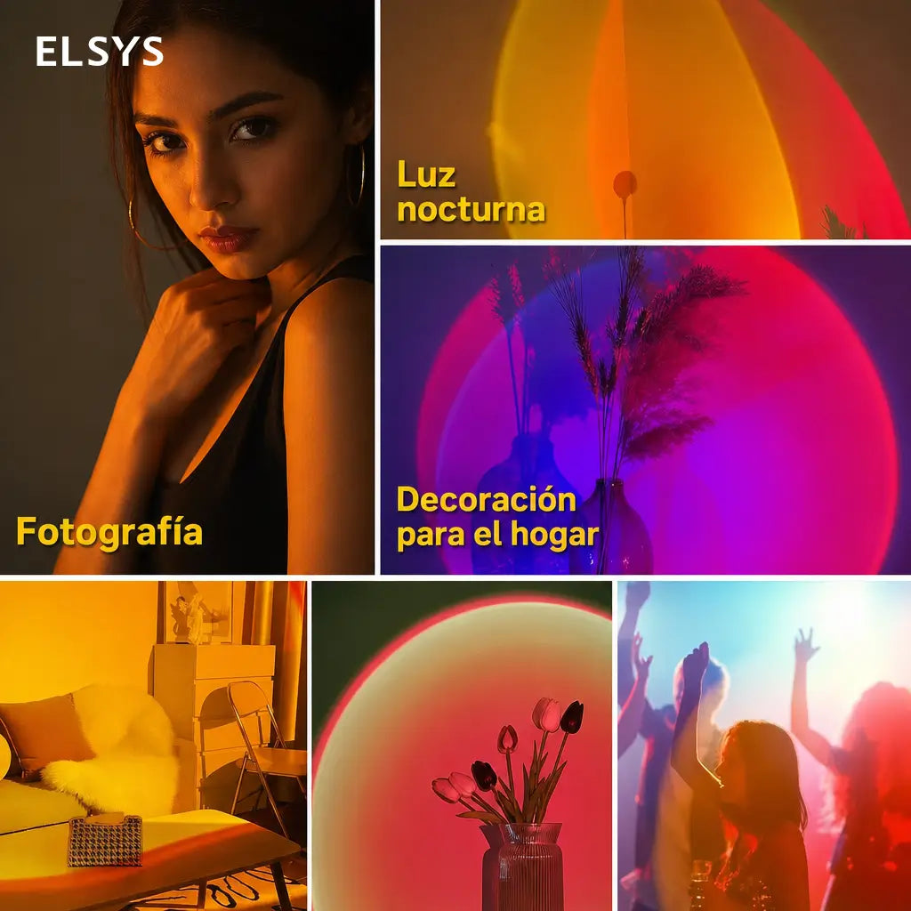 Lámpara LED nocturna recargable con sensor de movimiento y luz RGB regulable, instalación magnética para recámara, escaleras, pasillos y entrada hogar