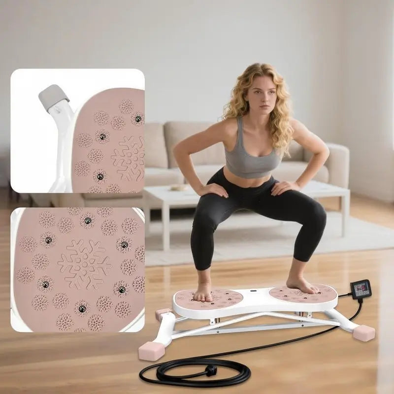 Simulador de Esquí y Escaladora Vertical para Mujer, Entrenamiento de Cardio y Fuerza de Cuerpo Completo, Equipo de Gimnasio en Casa con Deslizadores, Ejercicio Aeróbico Divertido