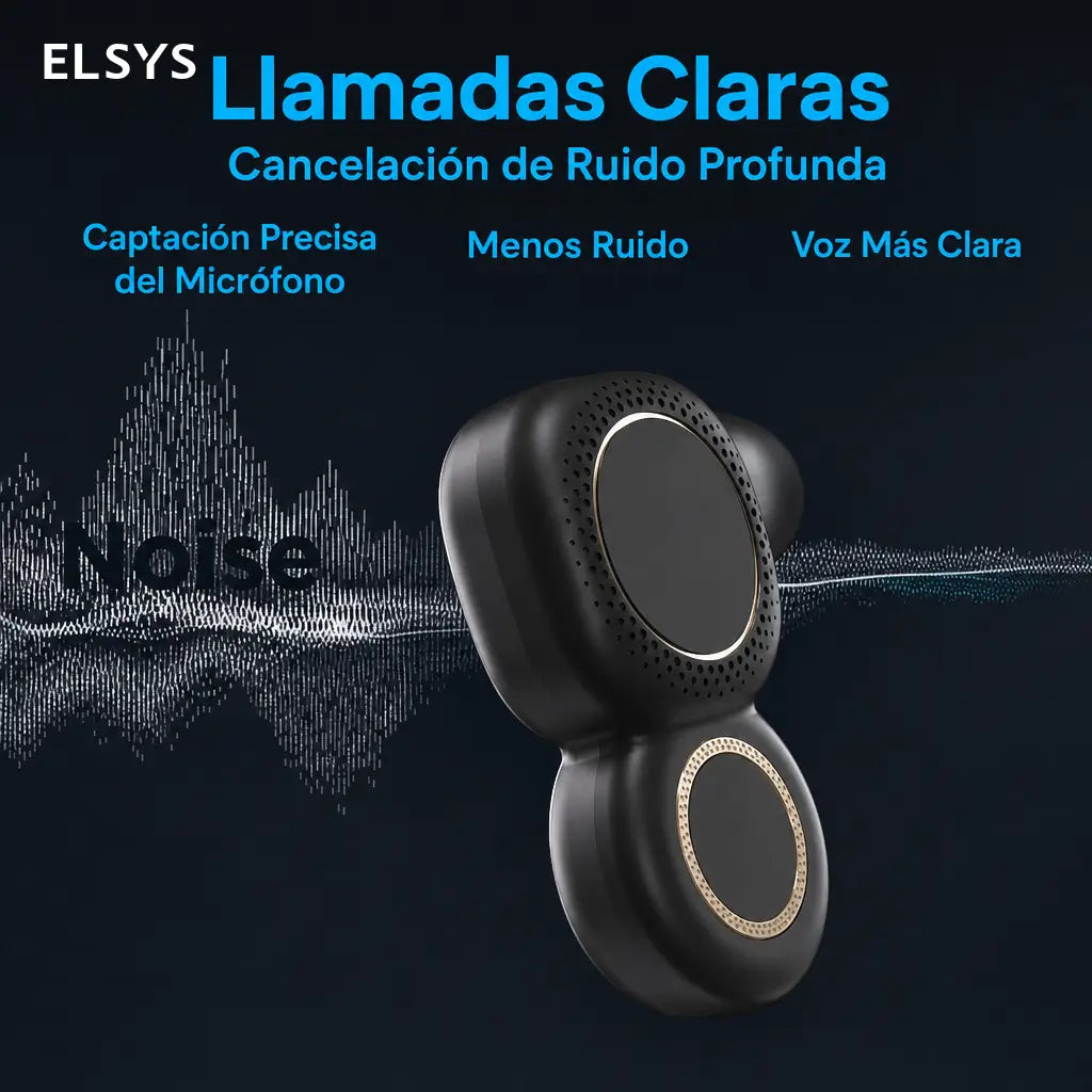 Audífonos deportivos open-ear Bluetooth 5.4 resistentes al sudor, con batería de 8 horas y ajuste seguro para correr diario