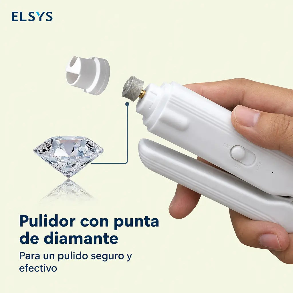 Cortaúñas y lima eléctrica 2 en 1 para perros y gatos, recargable USB-C, silenciosa y segura para todas las tallas en casa