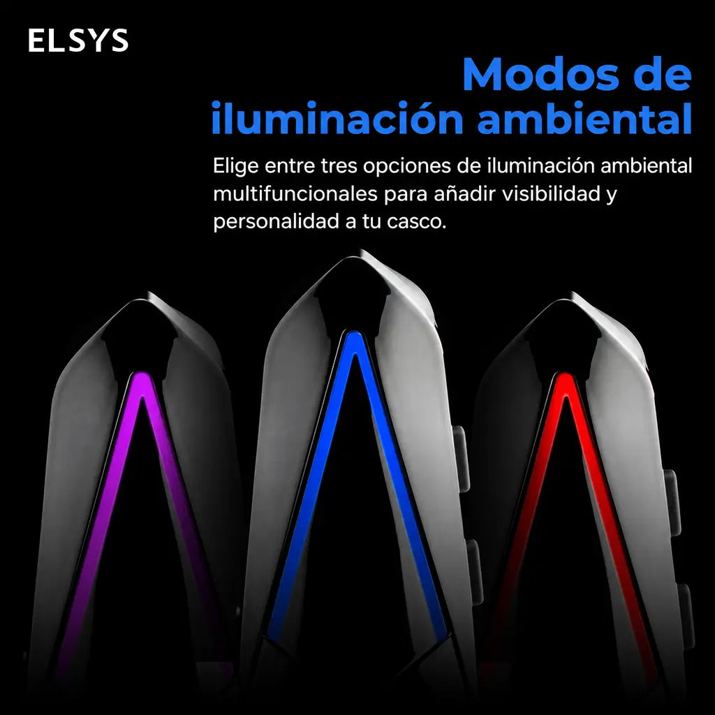 Audífono Bluetooth 5.4 manos libres para casco de moto con micrófono rígido, IP66 y batería 1000 mAh para rutas en solitario