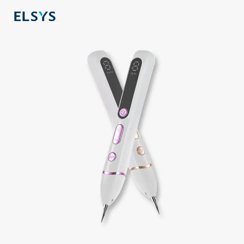 Pluma de Belleza Inteligente con Pantalla LCD - Dispositivo de Cuidado de la Piel Recargable con Pinzas de Regalo, Kit de Belleza Portátil y Seguro
