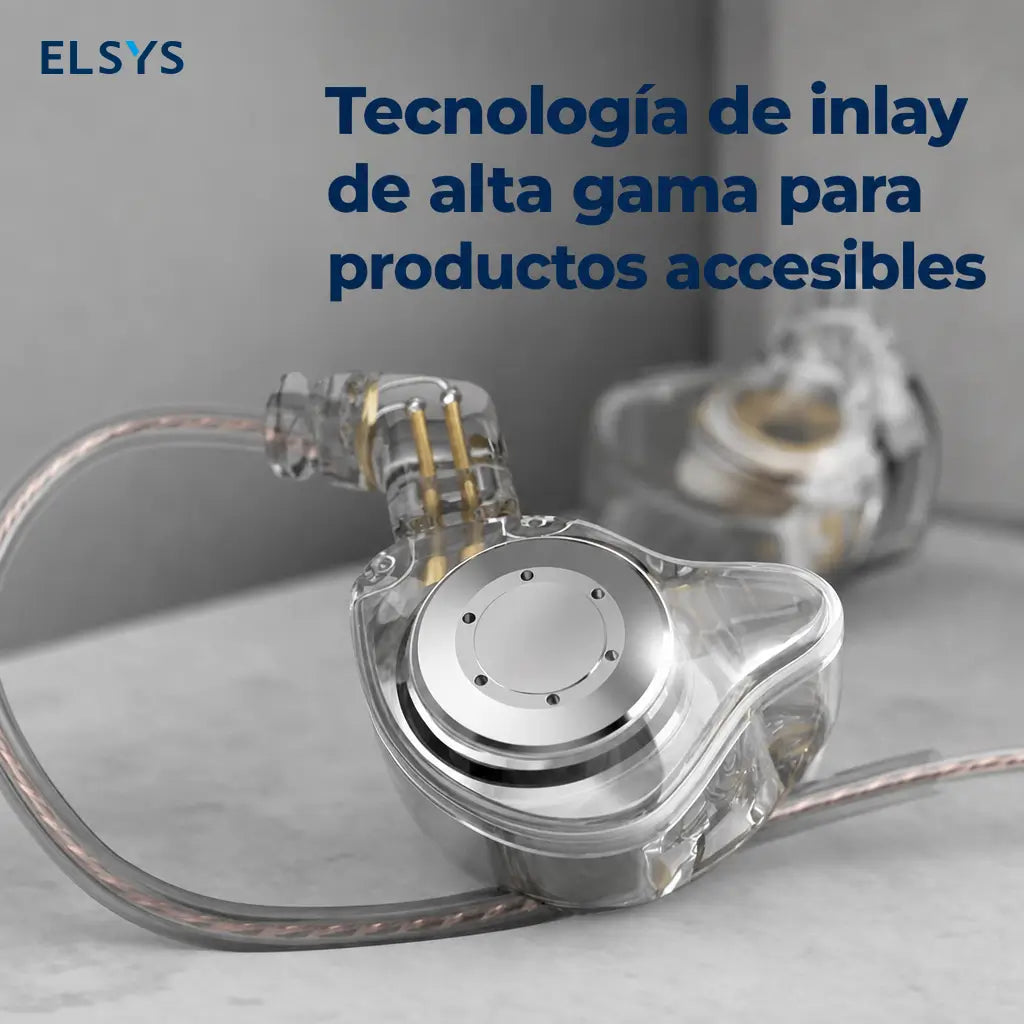 Audífonos in ear EDX Pro con micrófono, cable desmontable y sonido Hi-Fi para gaming, música y llamadas en celular, PC y consola