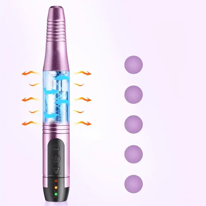 Pulidor de Uñas Eléctrico Inalámbrico Profesional: Kit de Pedicura Portátil, Lima Eléctrica para Pies, Lámpara UV LED y Accesorios de Cuidado para Cutículas y Uñas