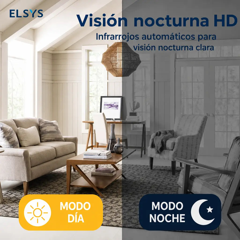 Cámara de seguridad WiFi mini con visión nocturna infrarroja para monitorear casa, bebés, mascotas y cochera desde el celular en tiempo real