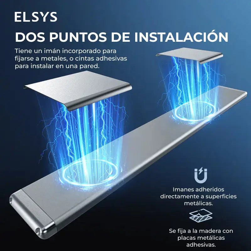 Luces LED magnéticas bajo gabinete con sensor de movimiento, brillo regulable y batería recargable para cocina, clóset, alacena y hogar moderno